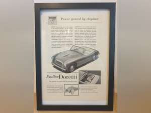 1976 Original 1954 Swallow Doretti Framed Advert  For Sale (picture 1 of 3)