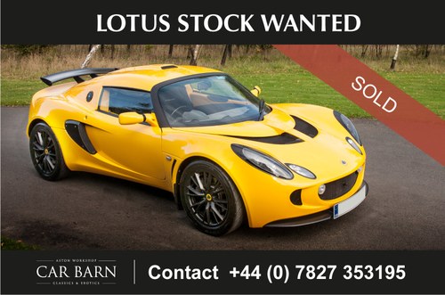 2008 Lotus Stock Wanted For Sale