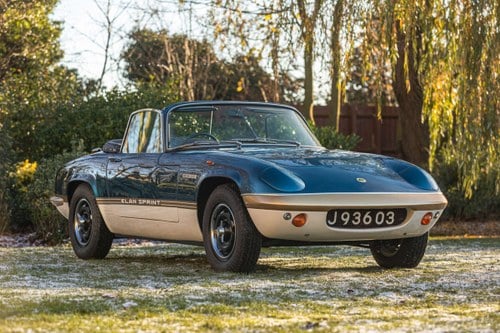 1971 Lotus Elan Sprint Drophead Coup Ron Hickman For Sale by Auction