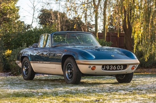 1971 Lotus Elan Sprint Drophead Coup Ron Hickman For Sale by Auction