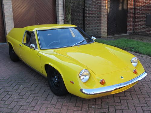 Restored Rare 1970 Yellow Lotus Europa S2 Gordini  In vendita