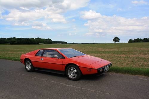 Lotus Esprit S1 LHD, 1977. 23,000 miles from new.  For Sale