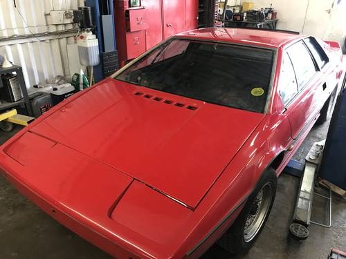 1985 Lotus Esprit turbo Unfinished project SOLD