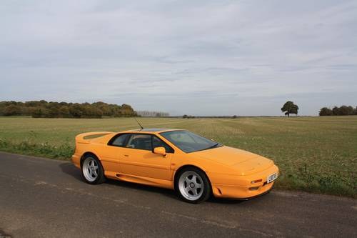 Lotus Esprit Turbo V8, 1996.  Norfolk Mustard. Low Mileage. For Sale