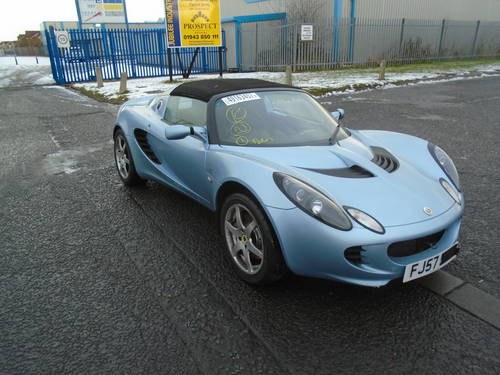 2008 LOTUS ELISE SPORT TOURNG IN MET BLUE WITH BLACK TRIM For Sale