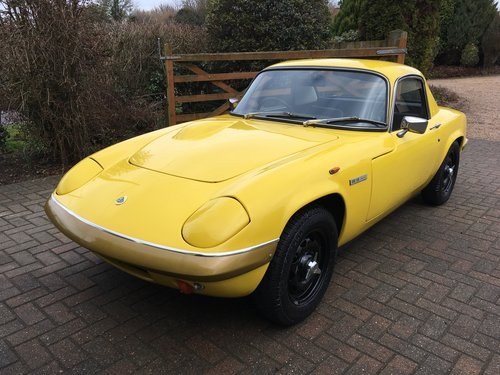 1971 ELAN SPRINT FHC - OUTSTANDING, CORRECT CONDITION, 2 OWNERS For Sale