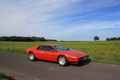 Lotus Esprit S2, 1979.  Stunning in Carnival Red. For Sale