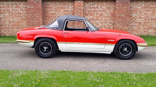 Lotus Elan Sprint 1972 Drophead Coupe £35k Spent Owned 1981 SOLD