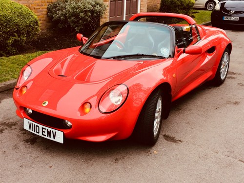 1999 Lotus Elise S1. Low mileage, beautiful condition. SOLD
