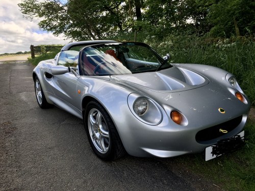 1998 Lotus Elise S1 Aluminium Silver Red Leather Interior For Sale