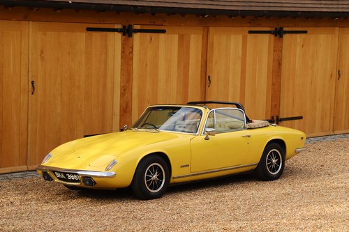 Lotus Elan+2S130/5 Cabriolet, 1974. Lotus Yellow For Sale