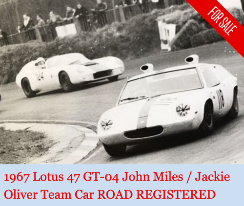 1967 Lotus 47GT 04/78 - John Miles /Jackie Oliver WORKS CAR Kaufen Bei