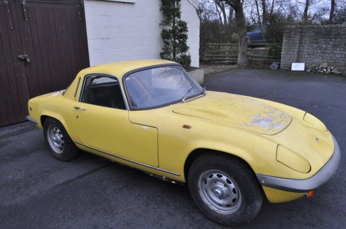 1971 LOTUS ELAN S4 SE COUPE IN YELLOW UNRESTORED GARAGE FIND!! VERKAUFT