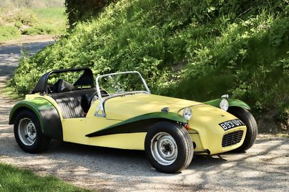 Picture of Lotus Seven S2, 1961.   Powerful 1600cc Ford Kent engine.