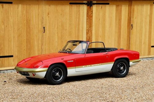 Lotus Elan Sprint DHC, 1972. 20,000 miles from new in total For Sale