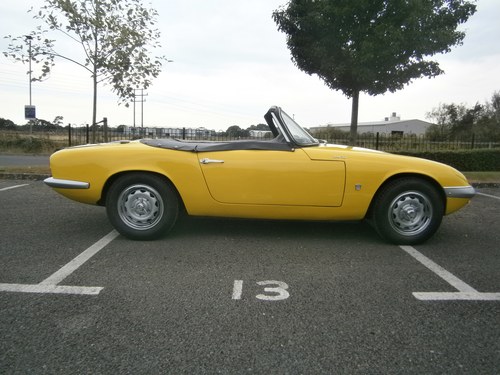 LOTUS ELAN SERIES 2 YELLOW 1966 IMMACULATE ORIGINAL **SOLD**