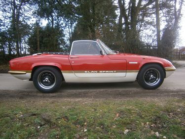 Picture of LOTUS ELAN SPRINT DHC ONE OWNER 1972 RARE ORIGINAL CAR SOLD* - For Sale