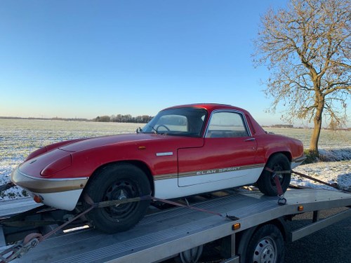 1973 LOTUS ELAN SPRINT F.H.C COMPLETE RESTORATION PROJECT VERKAUFT
