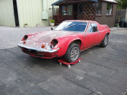 1972 LOTUS EUROPA TWIN CAM COMPLETE RESTORATION PROJECT SOLD