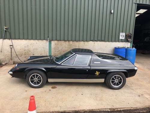1973 LOTUS EUROPA T/CAM SPECIAL IN BLACK/OATMEAL SOLD