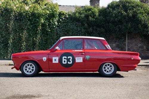 1965 LOTUS CORTINA F.I.A RACE CAR H.T.P PAPERS 2029 STUNNING!!! SOLD