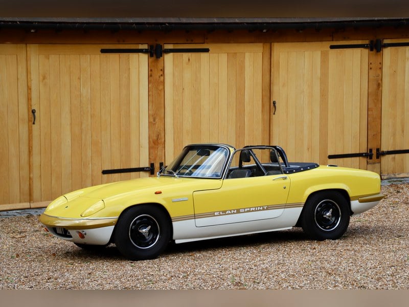 Lotus Elan Sprint DHC, 1972. £20k repaint in Lotus Yellow.