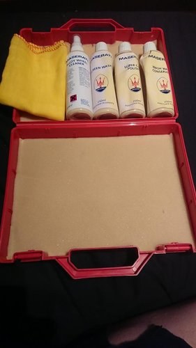 Maserati car washing cleaning cosmetic kit For Sale