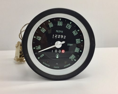 1975 Maserati Speedometer rev counter and gauges For Sale