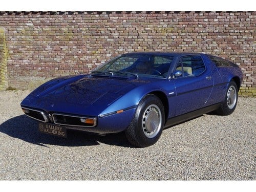 1972 Maserati Bora 4700 European version, only 65040 KMS from new For Sale