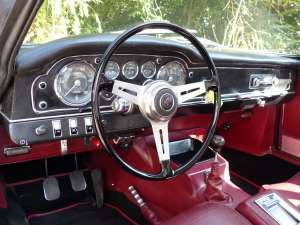 1963 Fantastic Maserati Sebring Mk1, dark-blue, red leather For Sale (picture 9 of 12)
