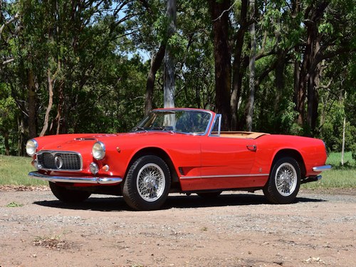 1961 3500GT Vignale Spyder Vente aux enchères