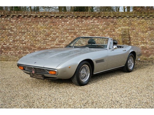 1970 Maserati Ghibli Spyder Matching numbers and colours, only 12 For Sale