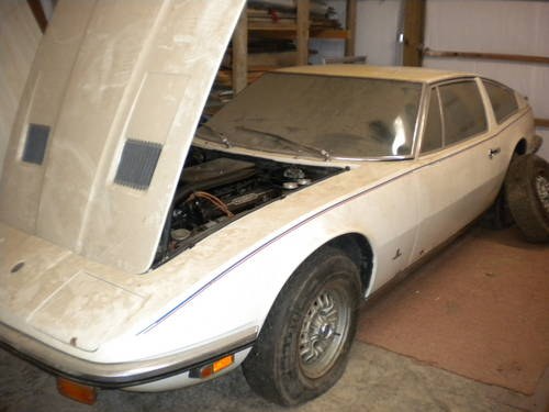 1972 Maserati Indy for some light restoration work VENDUTO