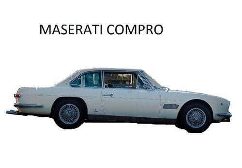 1969 Vuole Vendere la propria Maserati Mexico? Compro.... anche p SOLD