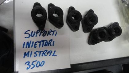 Supports for injectors Maserati Mistral and 3500