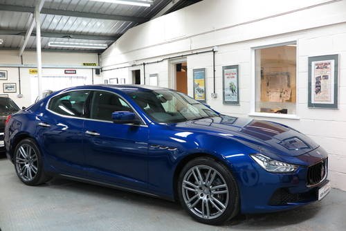 2014 64 Maserati Ghibli 3.0 V6 TD ( 275ps ) Auto - Blue Emoz For Sale