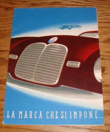 MASERATI A6 SPORTS 1948 sales Brochure For Sale
