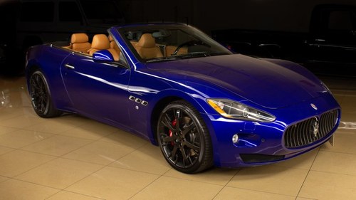 2011 Maserati Gran Turismo Blue(~)Saddle Tan $57.9k For Sale