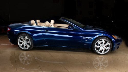 2010 Maserati Gran Turismo S convertible Blue(~)Tan $46.9k For Sale