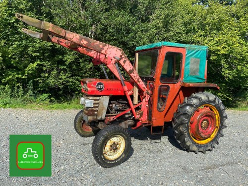 MASSEY FERGUSON 165 LOADER TRACTOR ROAD REG 1966 GENUINE VERKAUFT