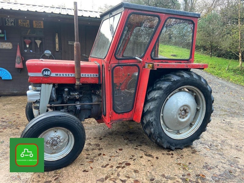 MASSEY FERGUSON 148 FULL CAB ALL WORKING 1972 AFFORDABLE TRA