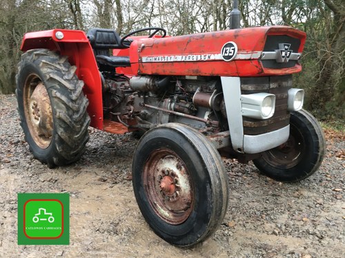 1974 MF135 ALL WORKING 1975 VINTAGE TRACTOR SEE VIDEO CAN DELIVER SOLD