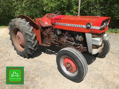 1968 MASSEY FERGUSON 135 RUNNING WELL USE & IMPROVE SEE VIDEO SOLD