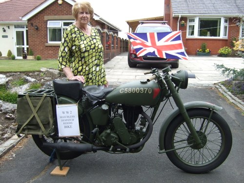 1944 Matchless Genuine W W 2 Despatch Riders motorcycle SOLD