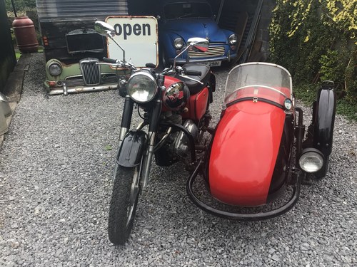 1957 Matchless G11 600cc & swallow sidecar