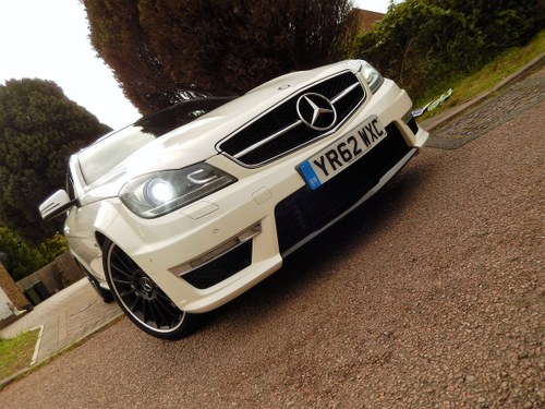 2012 C63 AMG COUPE -- genuine low mileage example  SOLD