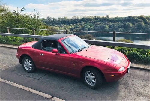 1990 Mazda MX5 early Series 1 with only 33,000 miles For Sale by Auction