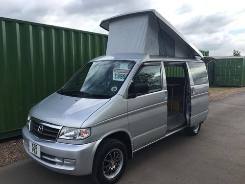 2001 Mazda Bongo Friendee, 4 berth Pop-top with Side Conversion For Sale