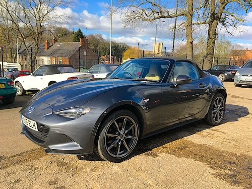 2016 Mazda MX-5 Mk4 ND 2.0 Sport-Nav in Meteor Grey Mica VENDUTO