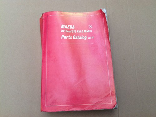 Mazda RX2 & 616 Parts Catalogue In vendita
